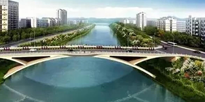 湖北易通助力廣西建工龍江六橋—精準(zhǔn)吊裝，首肋合攏