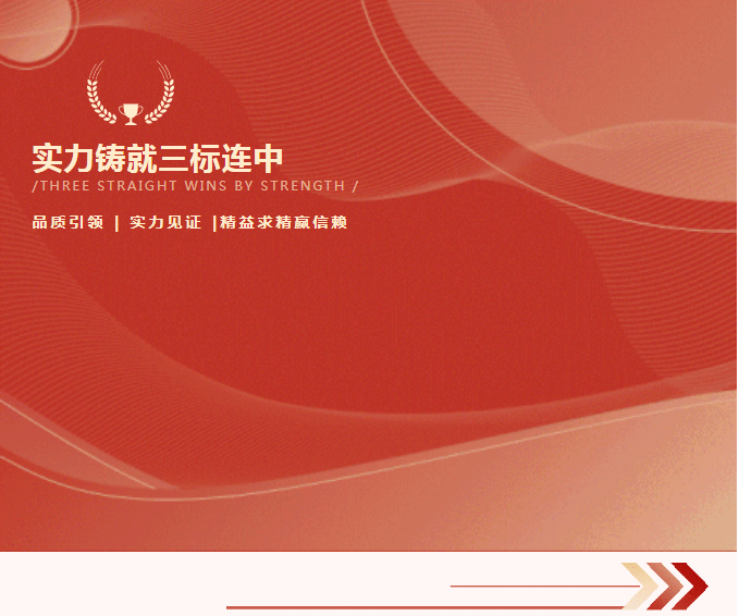 捷報(bào)連連｜實(shí)力鑄就三標(biāo)連中！